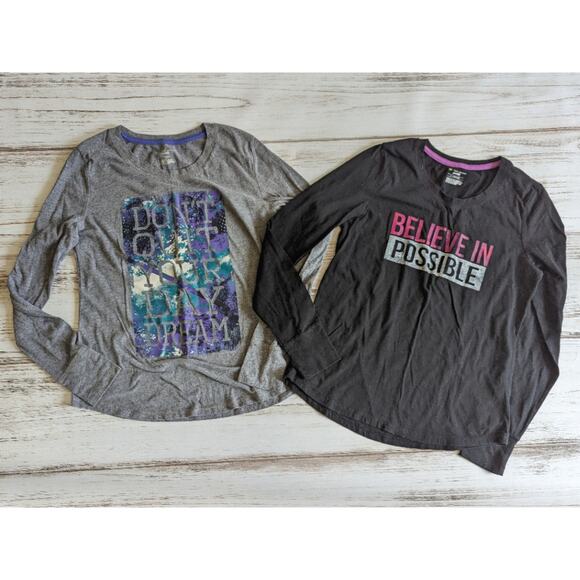 Tek Gear DryTek Long Sleeve Tee Shirt Bundle sz Large - Picture 1 of 5